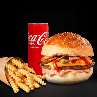 Nacho Burger Menü görseli