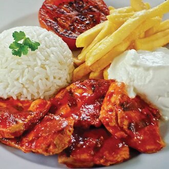Acılı Yoğurtlu Tavuk Külbastı görseli