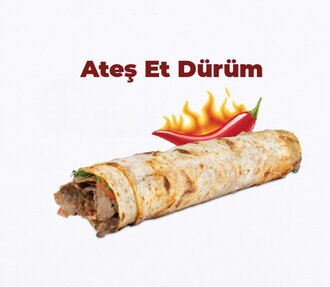 Tavuk Döner Ateş Dürüm görseli