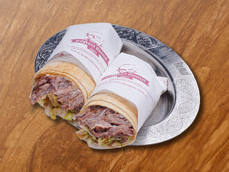 Çift Pide Et Döner Dürüm görseli