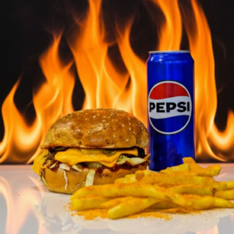 Queso Burger Menü görseli