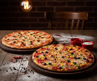 2'Li Orta Karışık Pizza Menü görseli