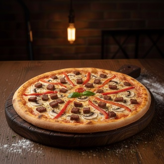 Kavurmalı Pizza (Küçük) görseli