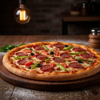 Sosisli Pizza (Küçük) görseli