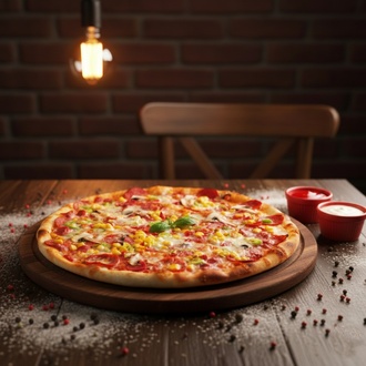 Karışık Pizza (Küçük) görseli