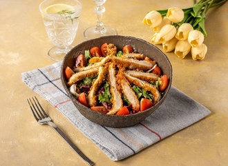 Çıtır Tavuk Salata görseli