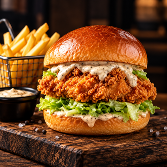 Çılgın Tavuk Burger görseli