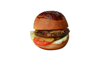 Köz Patlıcanlı Burger görseli