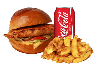 Izgara Tavuk Burger Menü görseli