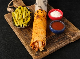 Eti Bol Çift Lavaş Tavuk Döner Dürüm görseli