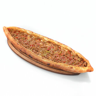 Sade Kuşbaşılı Pide görseli