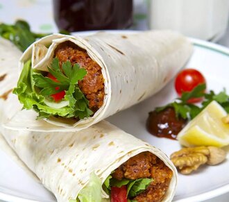 Mega Çiğ Köfte Dürüm görseli