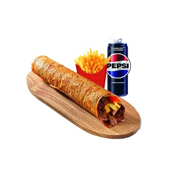 Hatay Usulu Soslu Et Döner Dürüm Menü görseli
