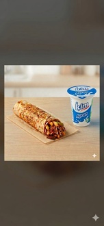 Hatay Usulü Soslu Döner + Ayran görseli