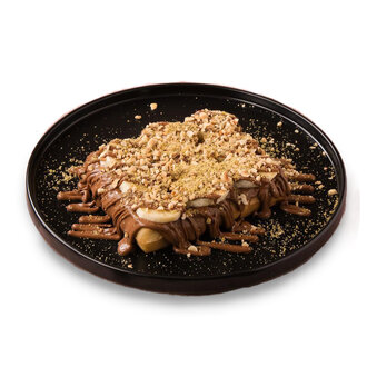 Sütlü Çikolatalı Muzlu  Waffle görseli