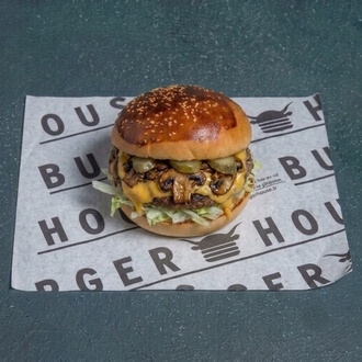 Cheese & Mushroom Burger (160 Gr.) görseli
