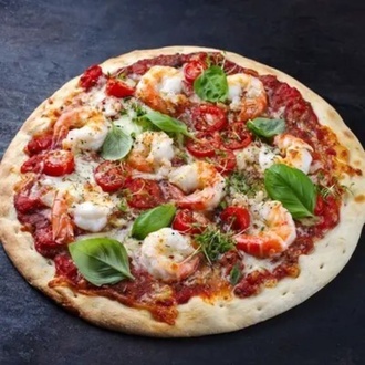 Kalamar Karides Pizza görseli