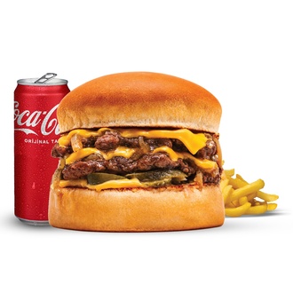 Smash Double Burger Menü görseli