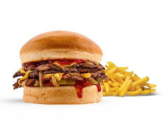 Smash Double Alev Alev Burger görseli