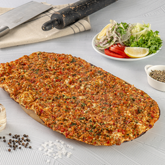 Sarımsaklı Lahmacun görseli