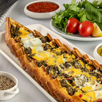 Ispanaklı Yumurtalı Pide görseli