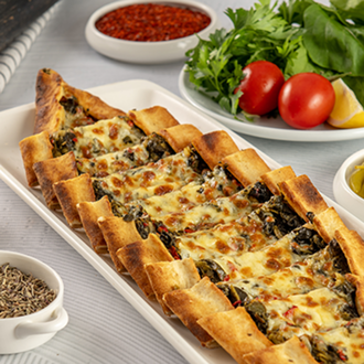 Ispanaklı Kaşarlı Pide görseli