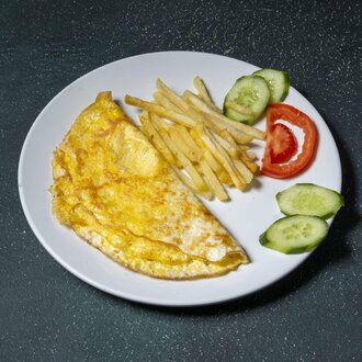 Kaşarlı Omlet görseli