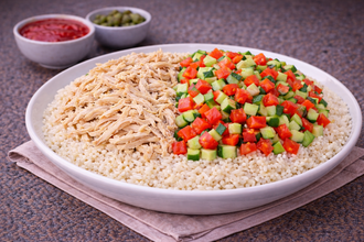 Tavuklu Salatalı Pirinç Pilavı (Büyük Boy) görseli