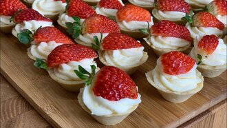 Çilekli Tartolet (350 Gr.) görseli