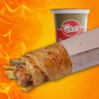 Hat Chicken Tavuk Döner Dürüm Menü 1 görseli