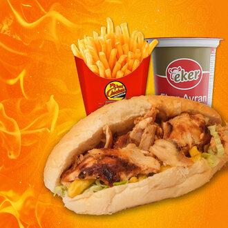 Somun Ekmek Arası Tavuk Döner Menü 2 görseli