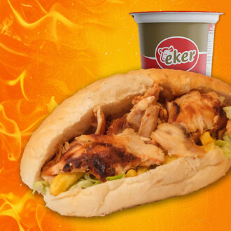 Somun Ekmek Arası Tavuk Döner Menü 1 görseli