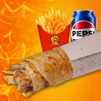 Tavuk Döner Dürüm Menü 4 görseli