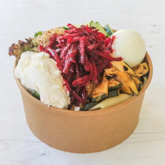 Burratalı Tavuklu Kase (Chicken Burrata Bowl) görseli