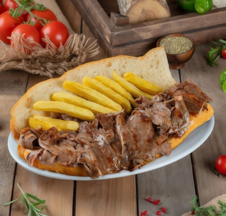 Double 3/4 Ekmek Arası Et Döner görseli