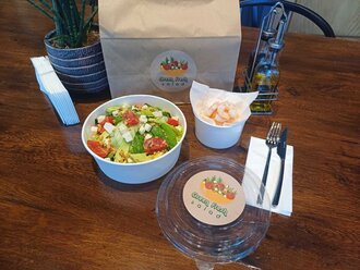 Karidesli Green Salad görseli