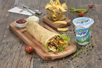 İskenderun Usulü Tavuk Döner Dürüm Menü-2 görseli