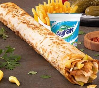 İskenderun Usulü Zurna Tavuk Döner Dürüm Menü 2 görseli