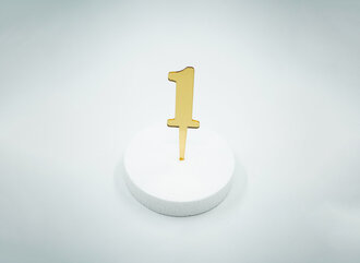 1 Rakam Gold Pleksi görseli