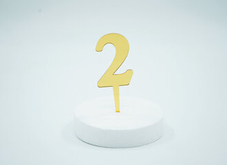 2 Rakam Gold Pleksi görseli