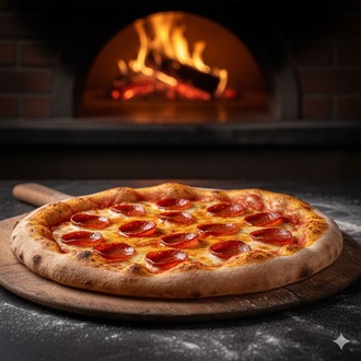 Orta Sucuklu Pizza görseli