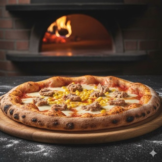 Orta Tuna Pizza görseli