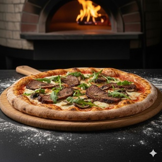 Orta Füme Kaburga Pizza görseli
