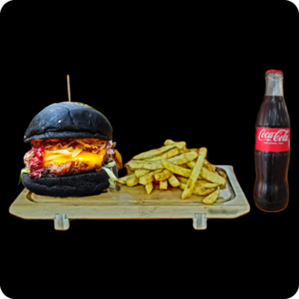 Black Rus Burger Menü görseli