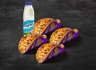 Ateşli Doritoslu Taco (Dörtlü) Çiğ Köfte Menü görseli