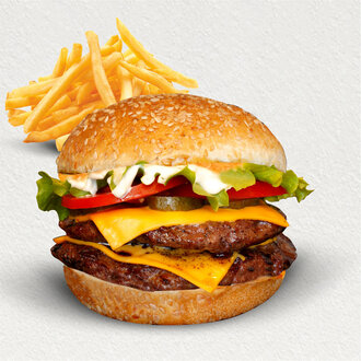 Double Özel Burger görseli