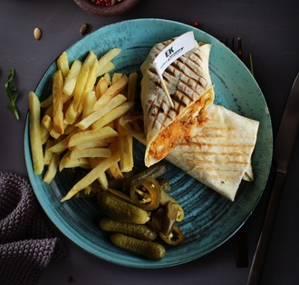 Çıtır Tavuklu Wrap görseli
