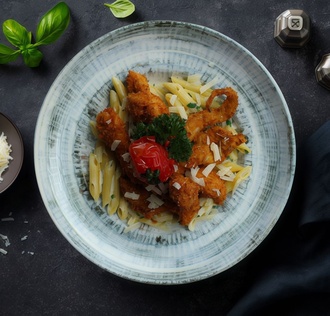 Penne Crispy Alfredo görseli