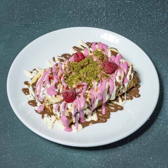 Frambuazlı Maxi Waffle (Büyük Boy) görseli