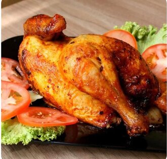 Kızarmış Yarım Piliç (Menü) görseli